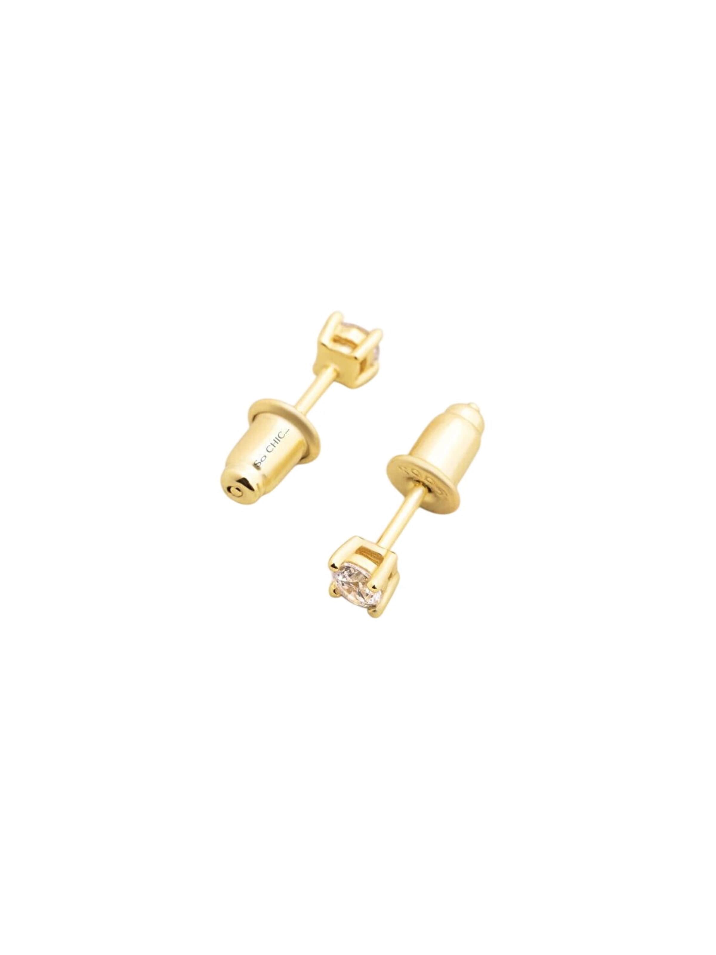 So Chic Ohrringe‌‌‌‌ in Gold: Vorderseite