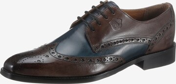 MELVIN & HAMILTON Lace-Up Shoes 'Martin' in Brown: front