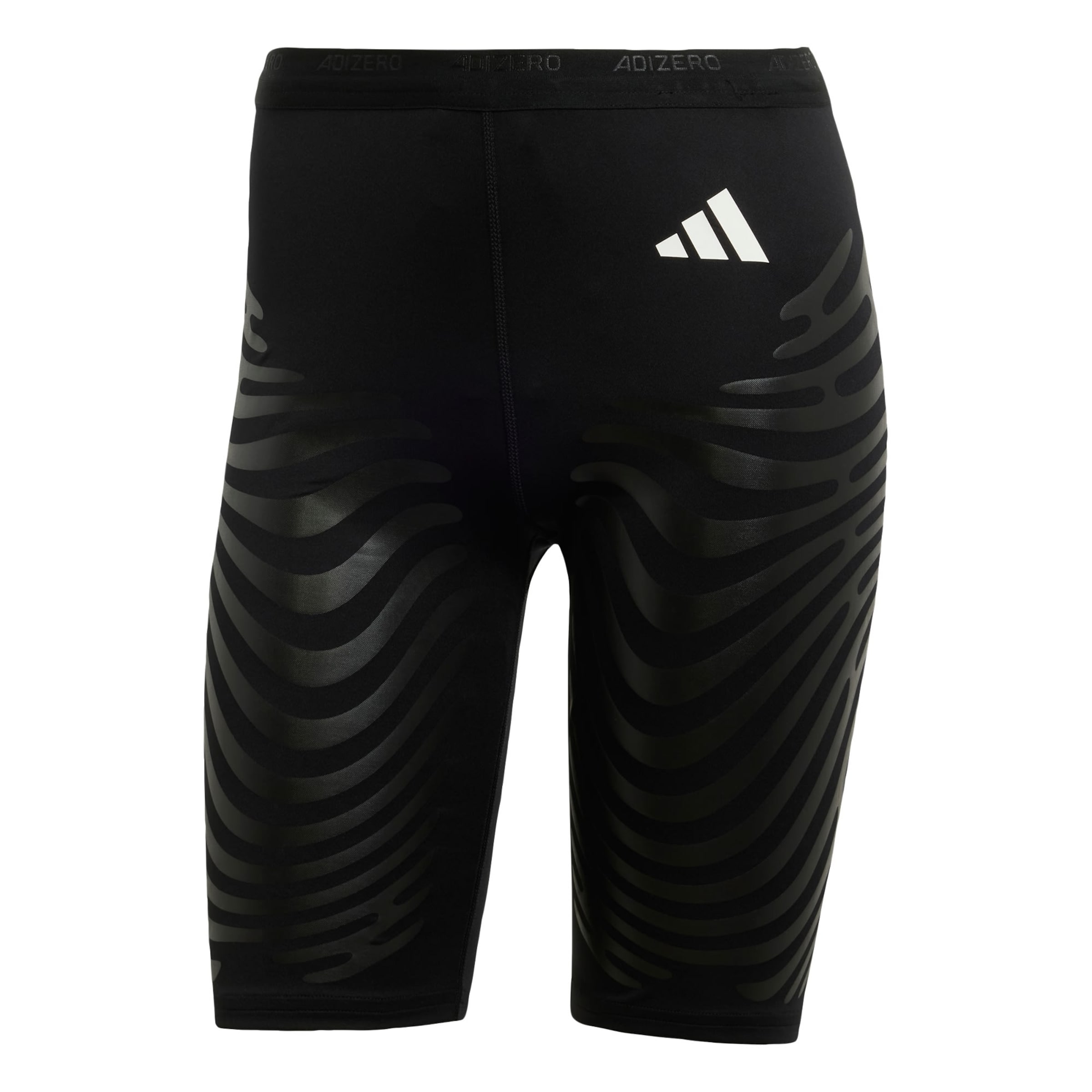 ADIDAS PERFORMANCE Skinny Sportshorts 'Adizero Control Running Short' in Schwarz: Vorderseite