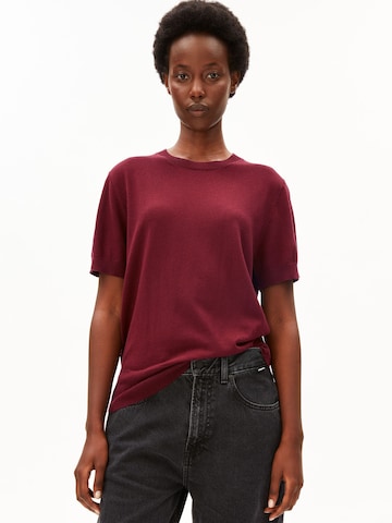 ARMEDANGELS Trui in Rood: voorkant