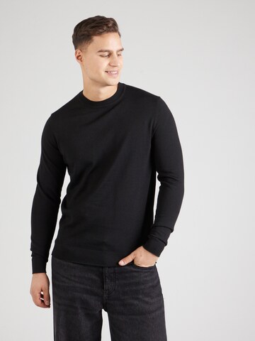 Pull-over 'SLHTOWN' SELECTED en noir : devant