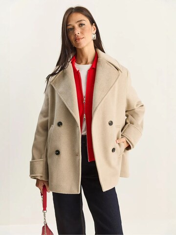 Bianco Lucci Mantel in Beige