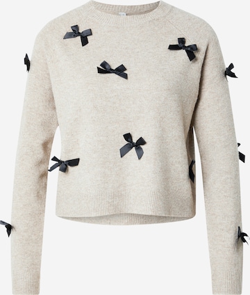ONLY - Jersey en beige: frente