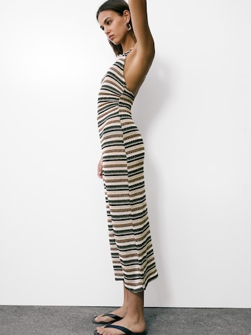 Abito in maglia di Pull&Bear in beige