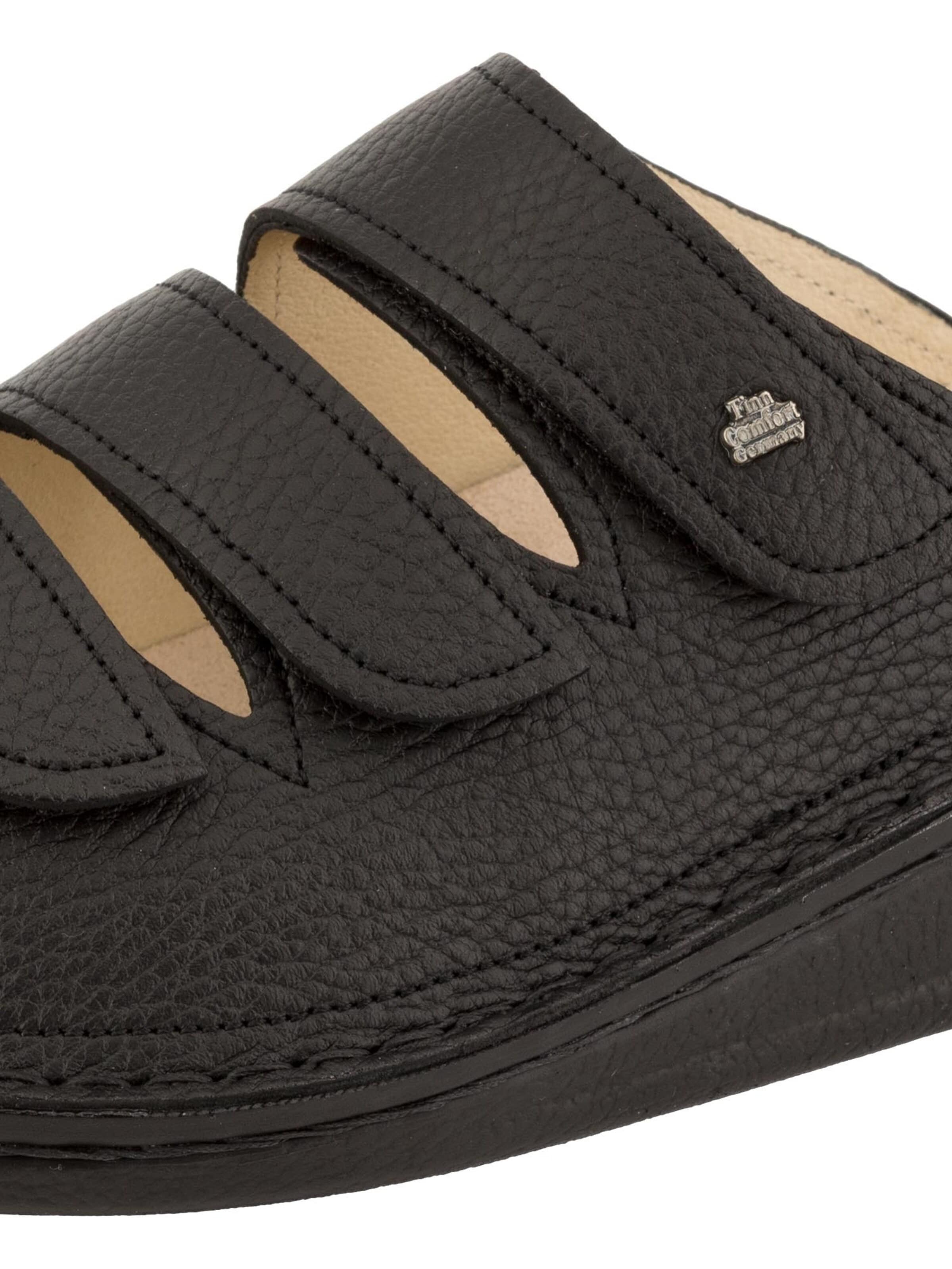 Finn Comfort Muiltjes 'Korfu' in Zwart