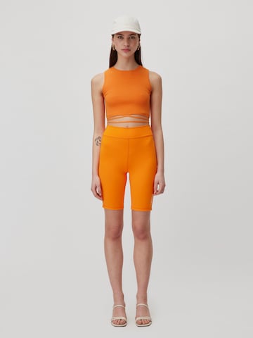 LeGer by Lena Gercke Skinny Workout Pants 'Anian' in Orange
