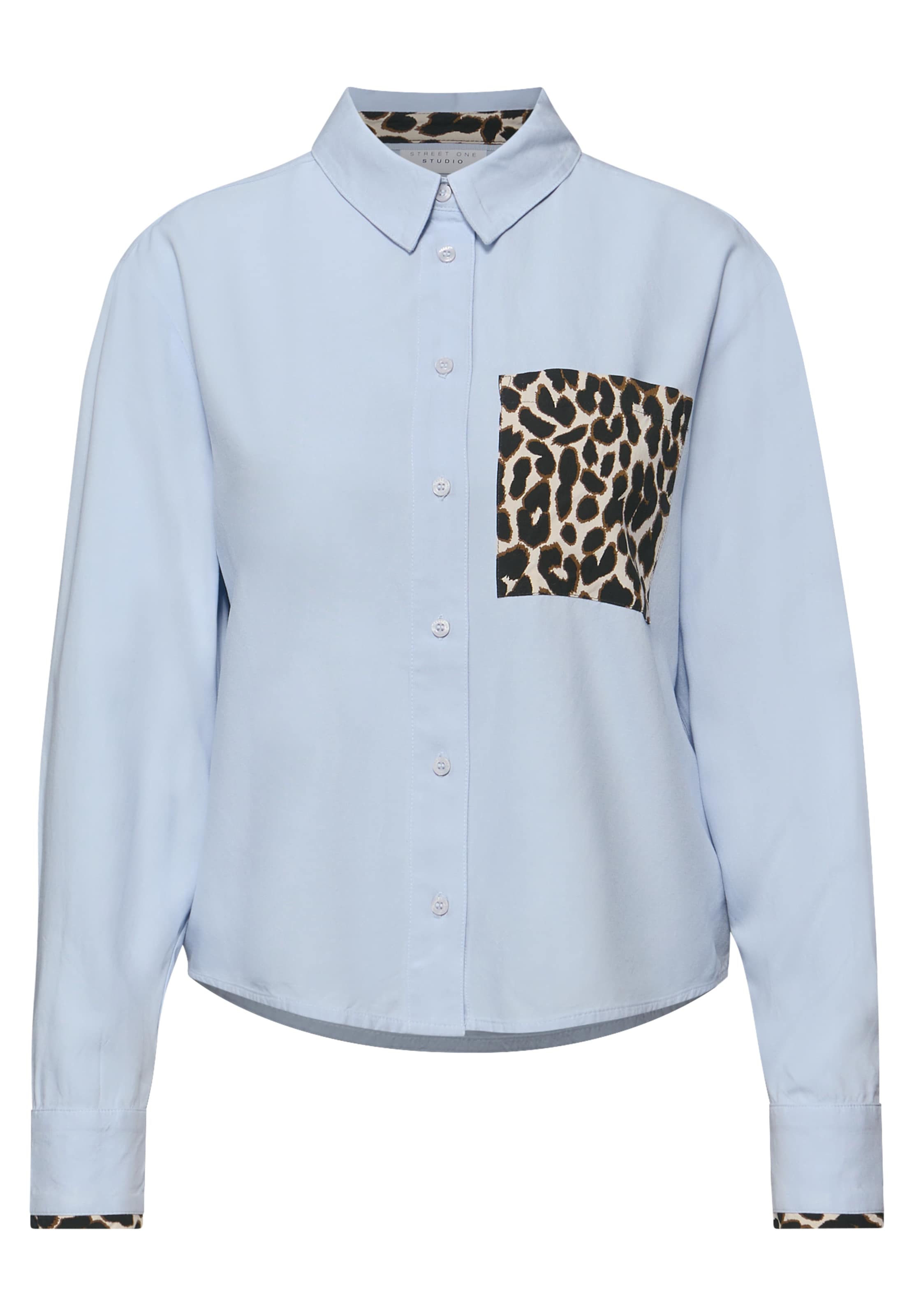 Street One Studio Blouse in Blue: front