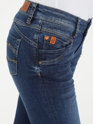 Miracle of Denim Skinny Jeans 'Suzy' in Blue