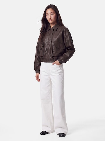 PIECES Between-Season Jacket 'PCARIANA' in Brown