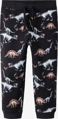 NAME IT Tapered Nadrág 'NMMBERTIL' - fekete: elől