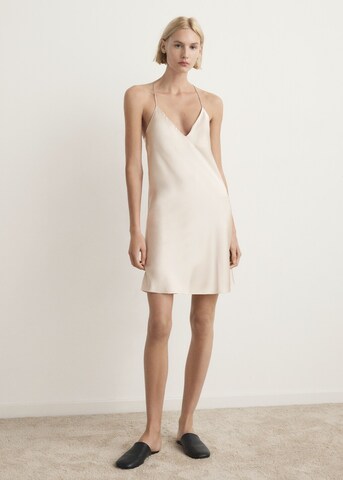 MANGO Negligée 'Lita' in Beige