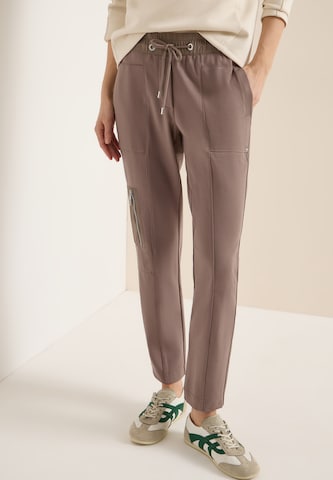 CECIL Regular Pants in Brown