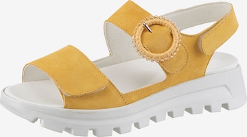 WALDLÄUFER Sandals in Yellow: front