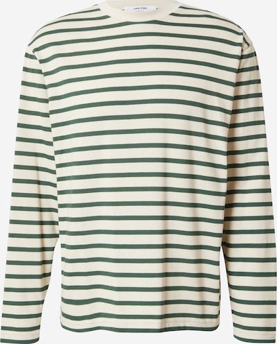 Marškinėliai 'Noah' iš DAN FOX APPAREL, spalva – žalia / balkšva, Prekių apžvalga