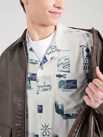 Volcom Regular fit Overhemd 'MISTOSTONE' in Grijs
