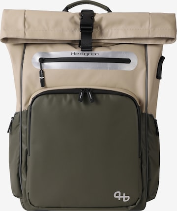 Hedgren Sportrucksack 'Hub' in Beige: predná strana