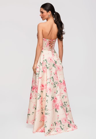 Ombre Evening dress in Beige