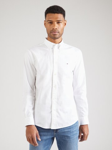 TOMMY HILFIGER Regular fit Overhemd 'Flex' in Wit: voorkant