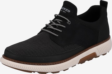 Rieker - Zapatillas deportivas bajas en negro: frente