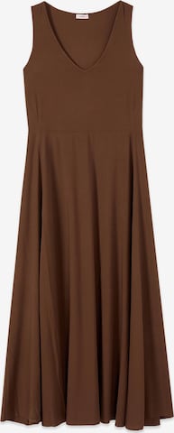 Robe oltre en marron : devant