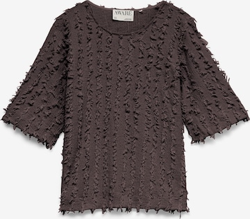Maglietta 'AWDestiny' di VERO MODA in marrone: frontale