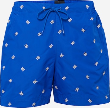 Tommy Hilfiger Underwear Board Shorts in Blue: front