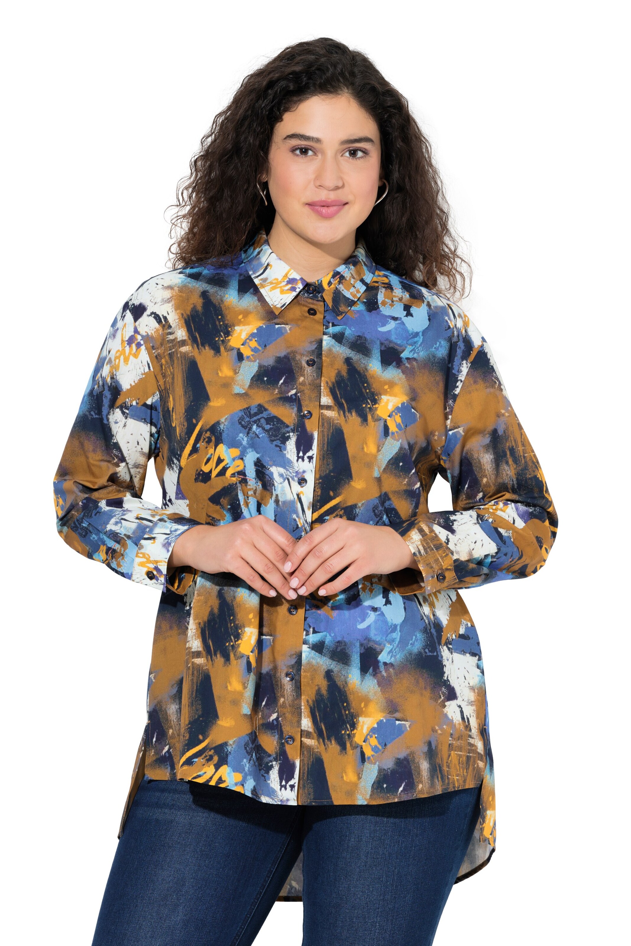 Ulla Popken Blouse in Mixed colours: front
