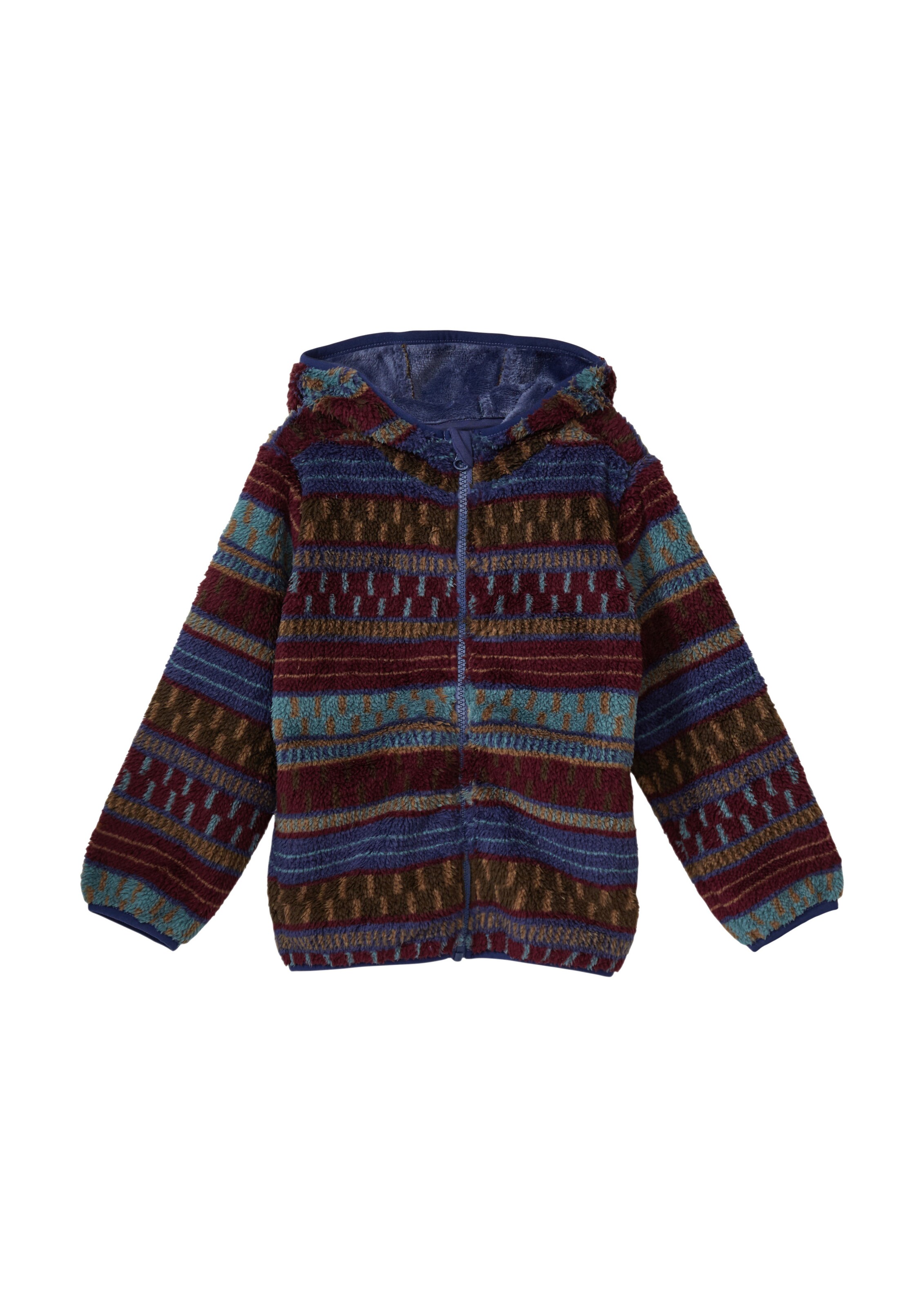 Veste en polaire s.Oliver en marron : devant