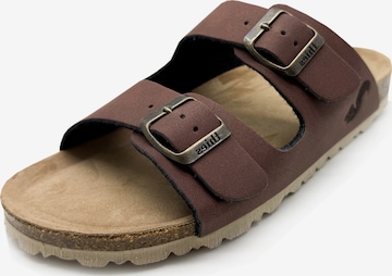 thies Mules 'thies 1856 ® Eco Bio Sandal' in Brown: front