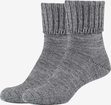 camano Socken in Grau: predná strana