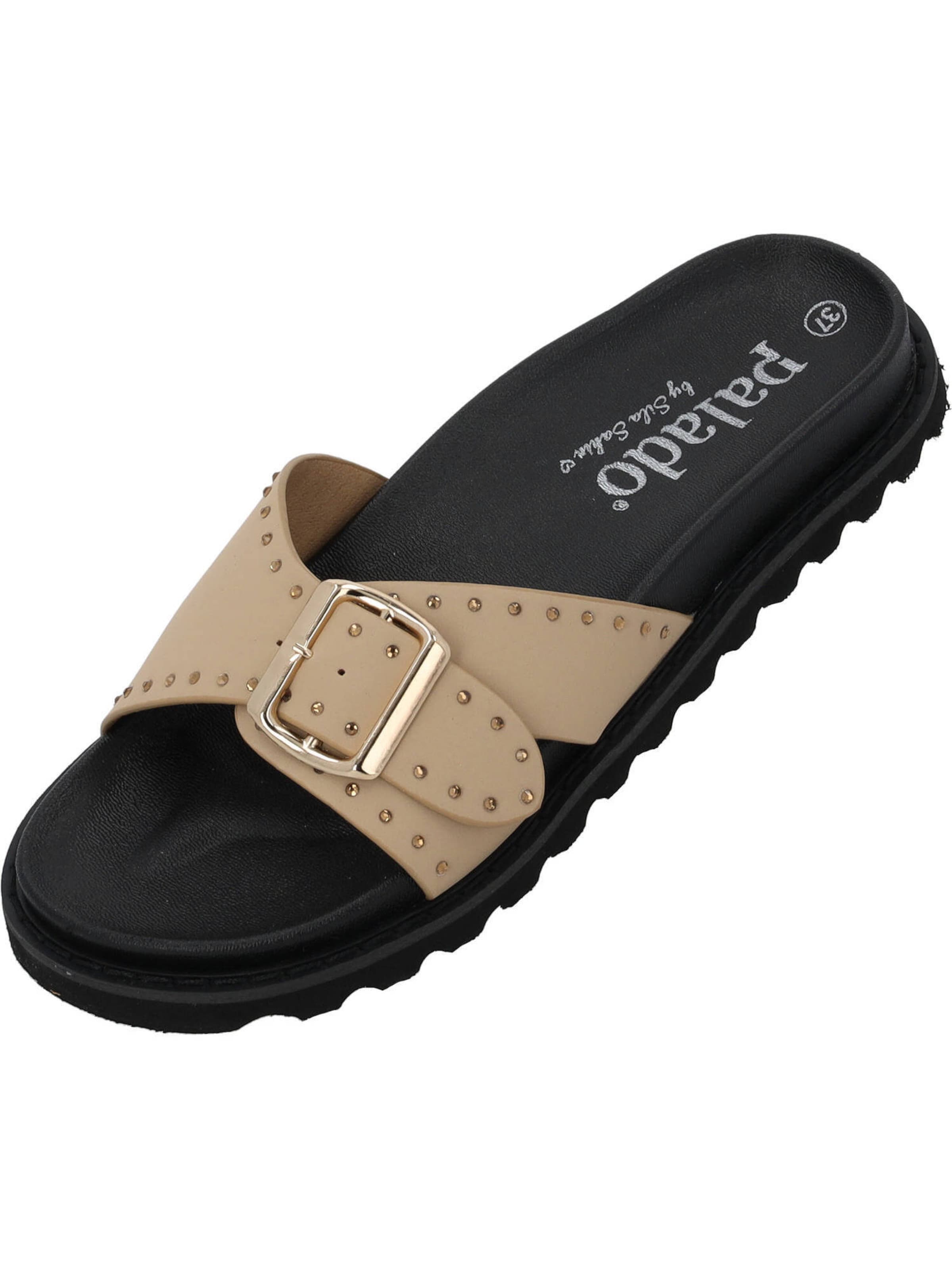 Palado by Sila Sahin Šľapky &#x27;Cirlo&#x27; - Béžová: predná strana