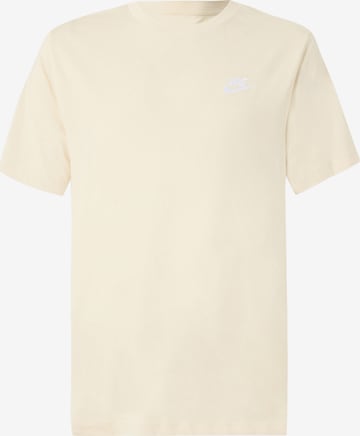 Nike Sportswear Regular Fit Paita 'CLUB' värissä beige: etupuoli