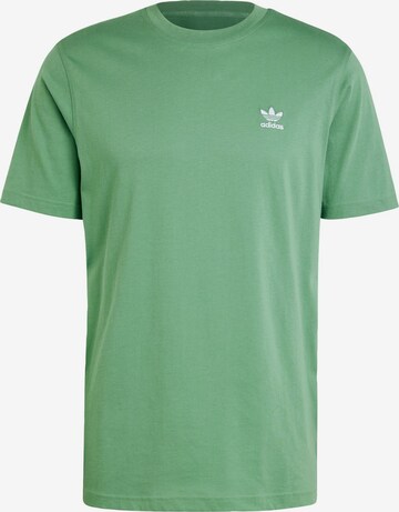 T-Shirt 'Trefoil Essentials' ADIDAS ORIGINALS en vert : devant