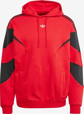 ADIDAS ORIGINALS Sweatshirt 'Predator' in Rot: predná strana