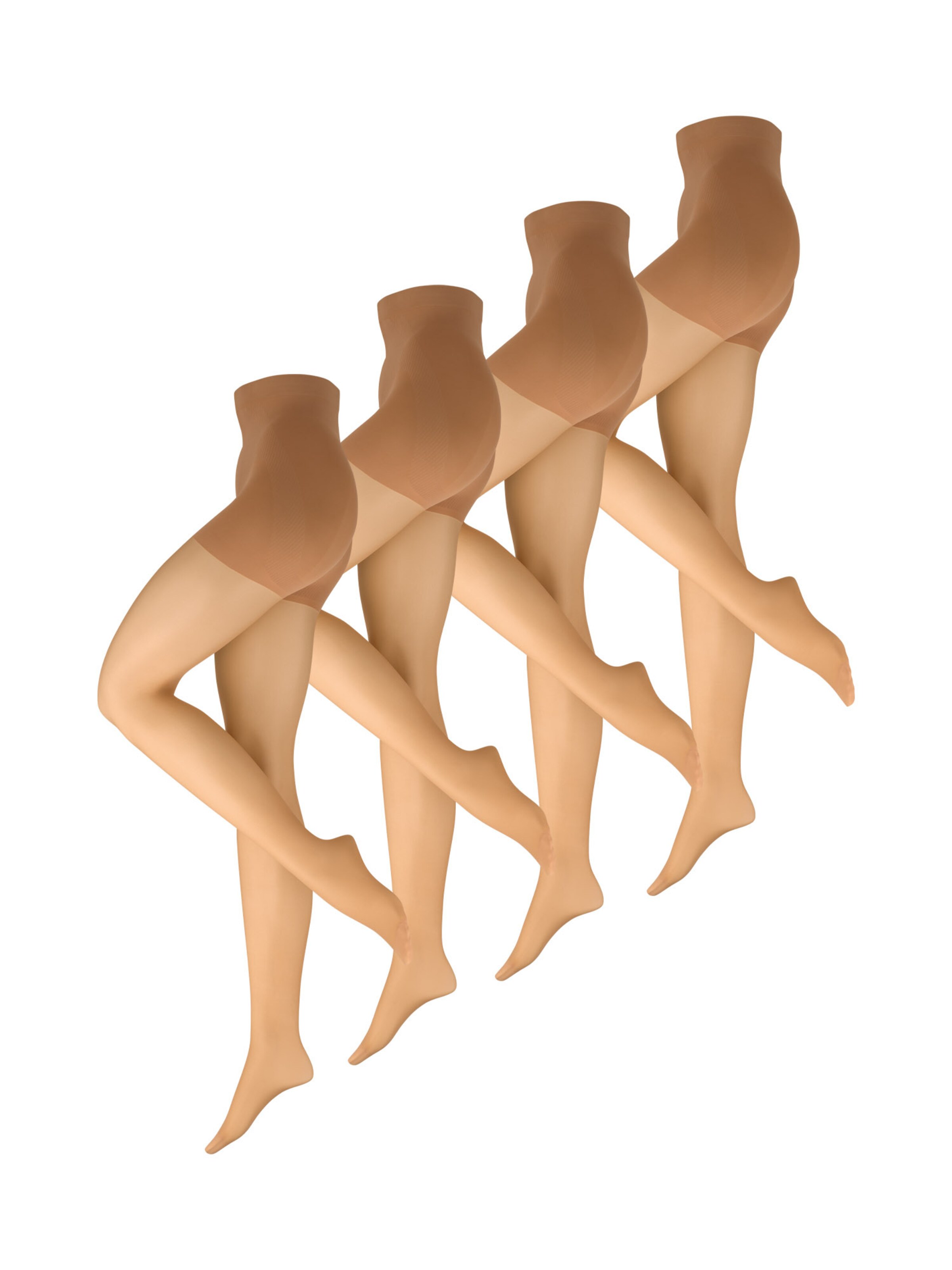 Nur Die Fine tights ' Goodbye Laufmaschen Shape 20 DEN ' in Beige: front