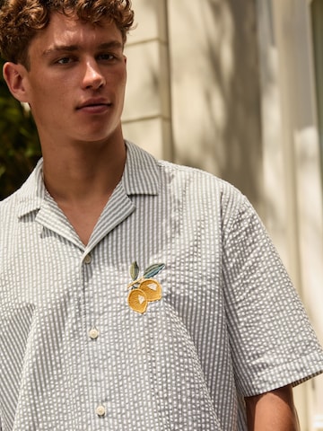 Next Comfort fit Overhemd in Blauw