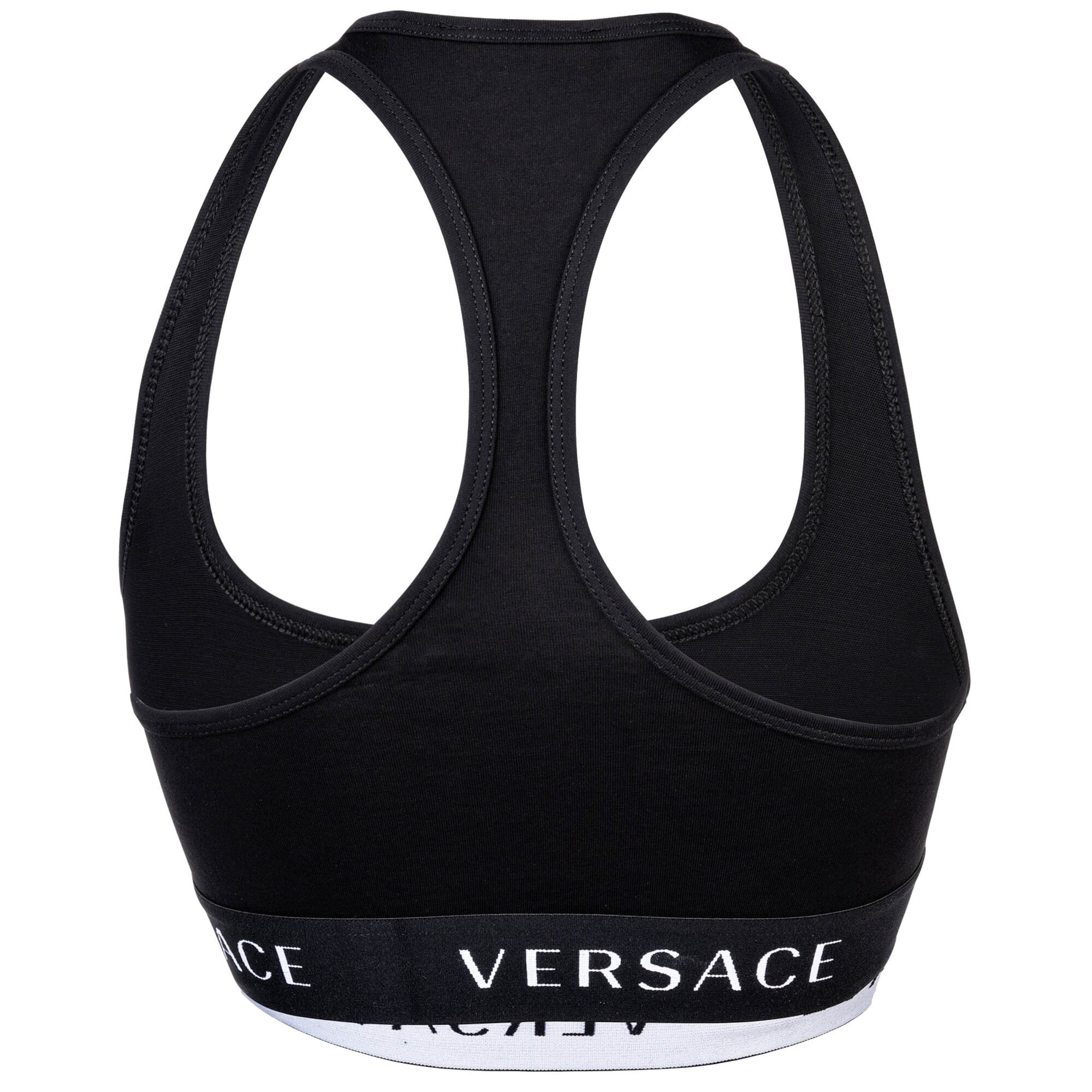 VERSACE - Bustier Sujetador en negro