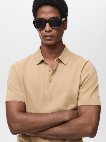 T-Shirt 'ARRAONA' MANGO MAN en marron