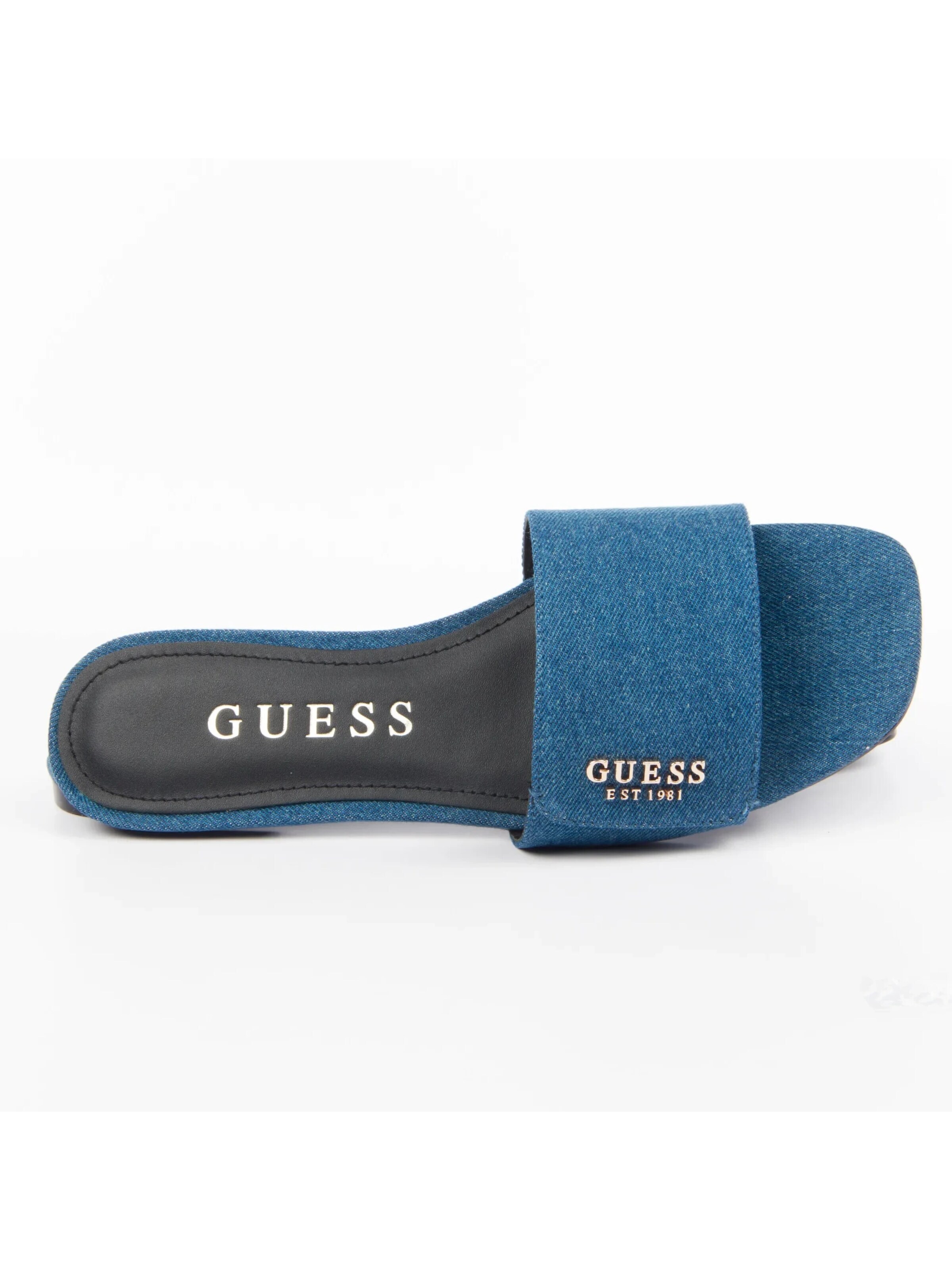 GUESS Strand-/badschoen 'Classic est' in Blauw