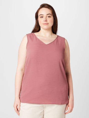 ONLY Carmakoma Top 'LUXMIE' in Pink: front