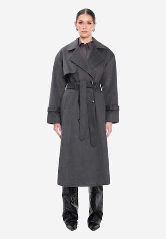 OW Collection Overgangsfrakke 'Matilda' i grå: forside