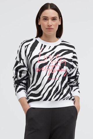 SENSES.THE LABEL Sweatshirt in Black: front