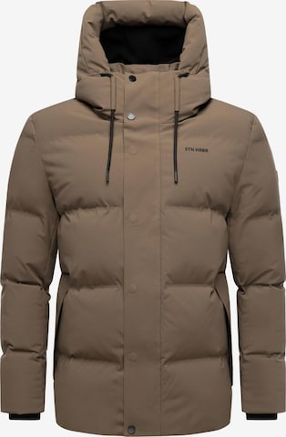 Veste fonctionnelle 'Taviaan XX' STONE HARBOUR en marron : devant