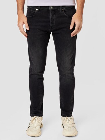 Goldgarn Slimfit Jeans 'U2' in Zwart: voorkant