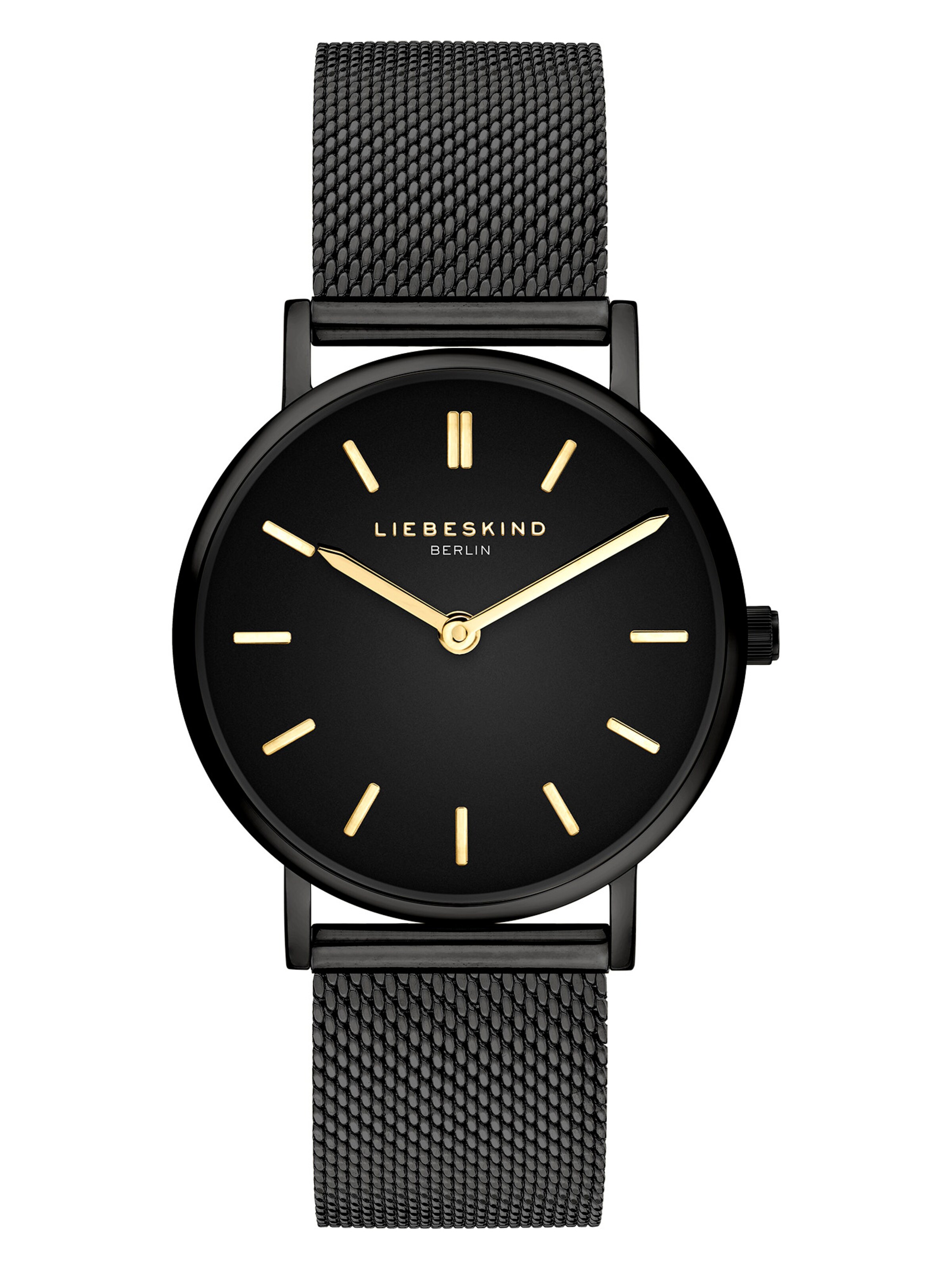 Montre à affichage analogique 'Pure Elegance' Liebeskind Berlin en noir : devant