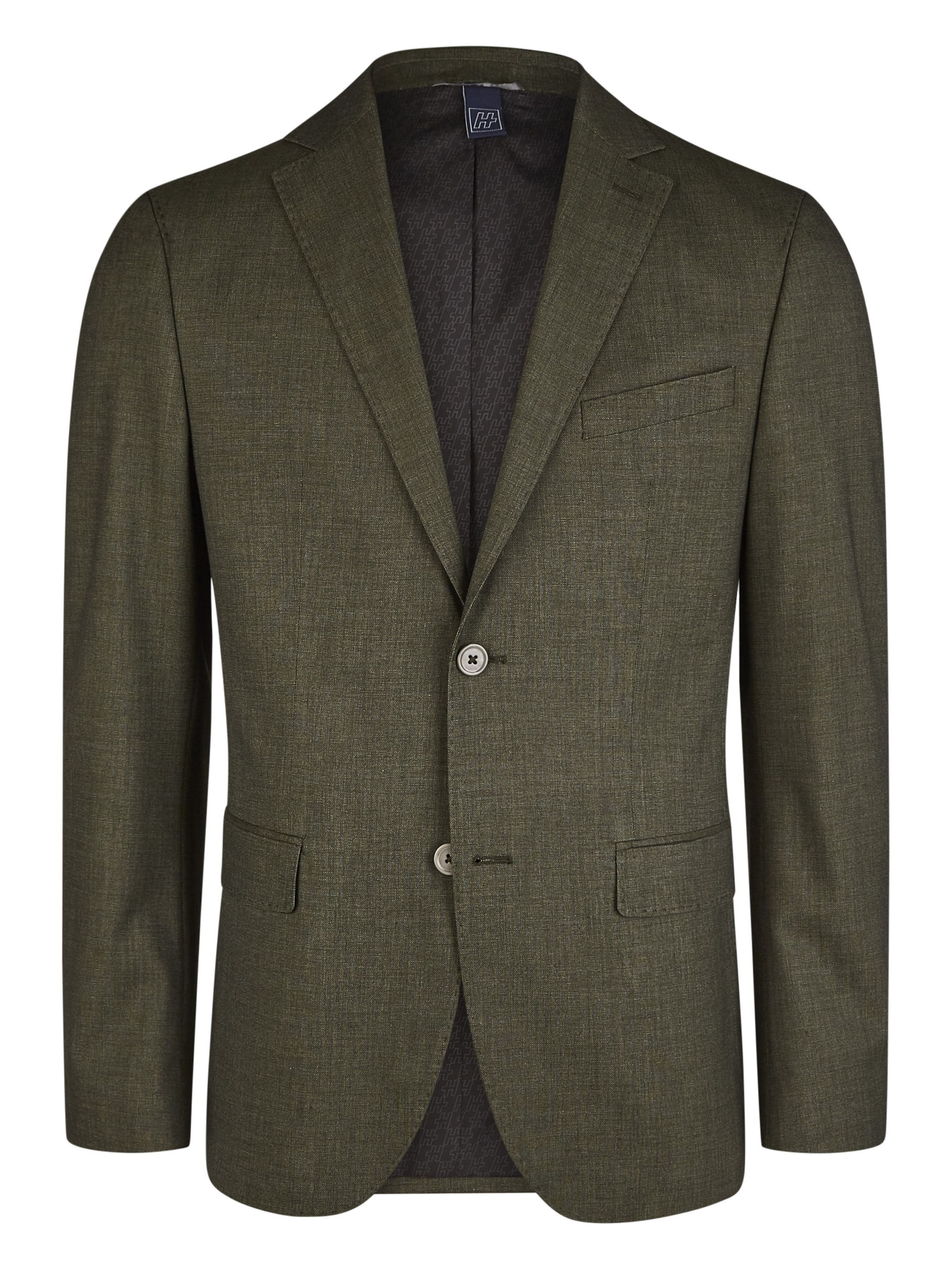 HECHTER PARIS Regular fit Colbert in Groen: voorkant