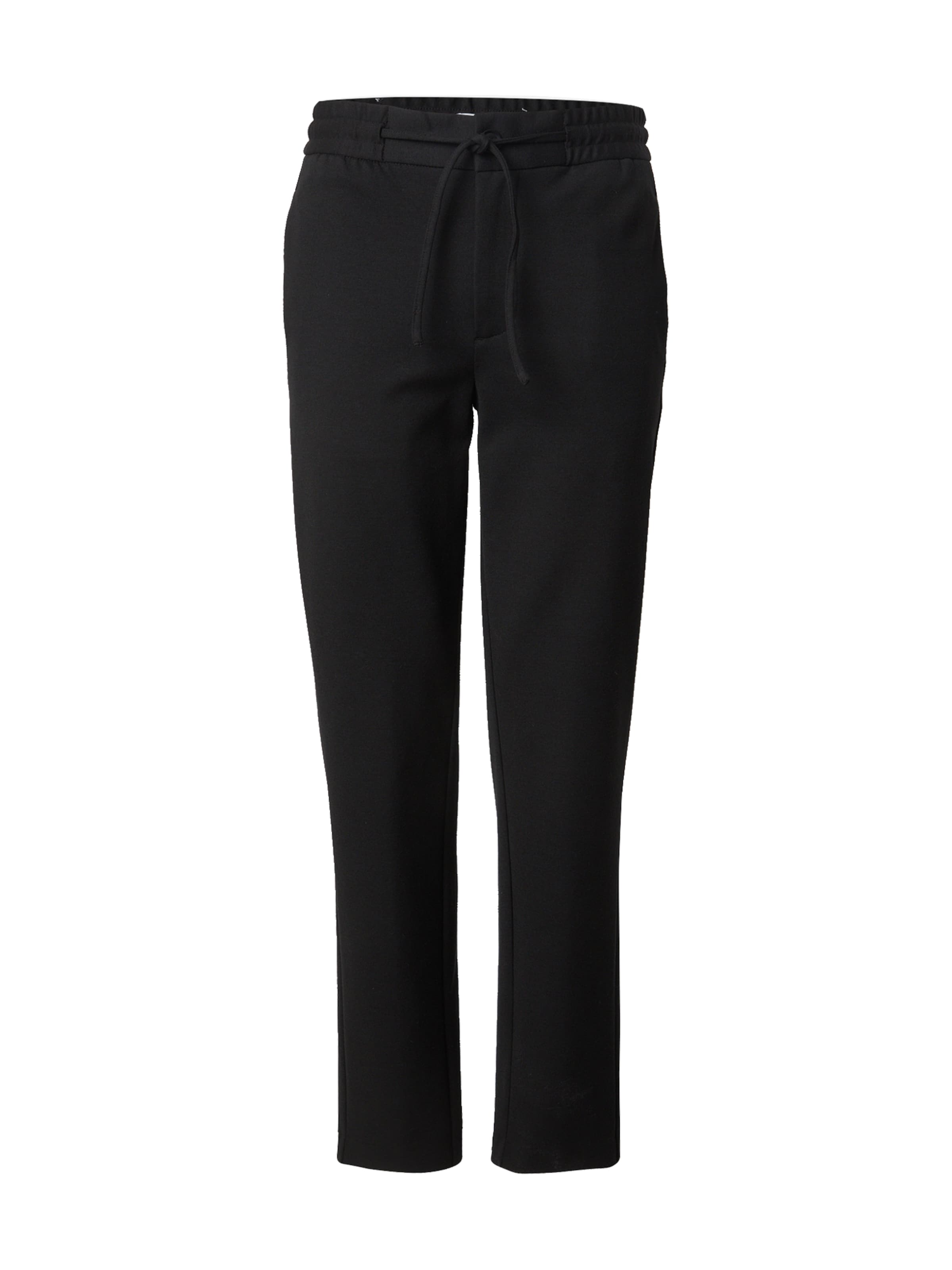 Lindbergh regular Παντελόνι σε μαύρο: μπροστά