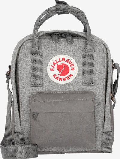 Borsa a tracolla 'Kånken' Fjällräven di colore grigio / grigio chiaro / rosso / bianco, Visualizzazione prodotti