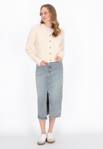 MYMO Knit cardigan 'Young Fashion' in White