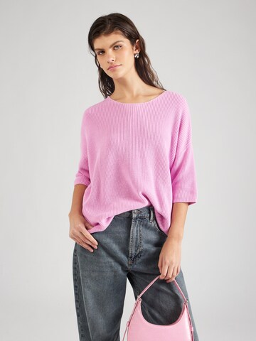 SOAKED IN LUXURY - Pullover 'Tuesday' em roxo: frente